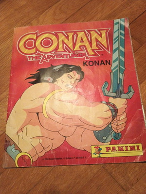 Conan album μεταχειρισμένο, σκέτο χωρίς αυτοκόλλητα