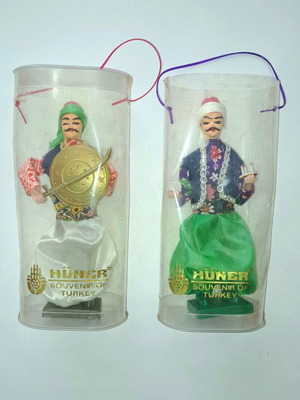 Vintage traditional Turkish dolls set new in packaging