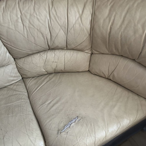 Leather sofa used 2.40x1.40 with corner and armchair function