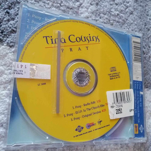 Tina Cousins Pray CD-Single used, electronic