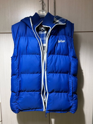 Lee Cooper sleeveless jacket XXL new blue