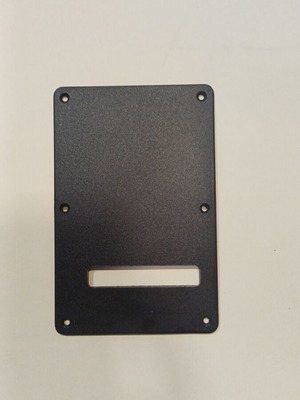 Electric guitar spring back plate, black