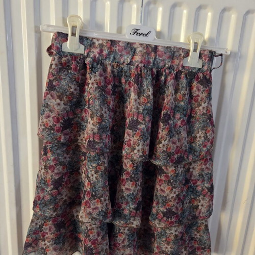 Mini floral skirt BSB like new, colorful, size XS