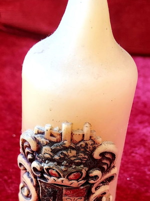 Salzburg Decorative Candle like new, souvenir from Germany