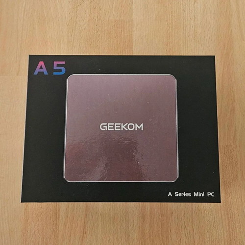 Geekom A5 Mini PC R7-5825U, 32GB RAM, 512GB SSD