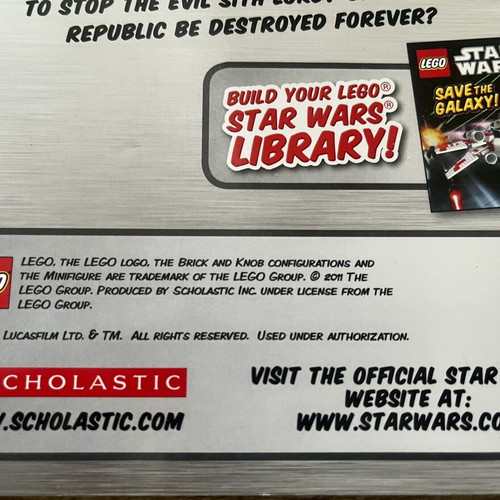 LEGO Star Wars Darth Maul's Mission book, Scholastic