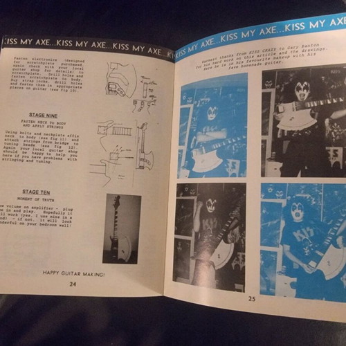 KISS Crazy fanzine used, March 1989