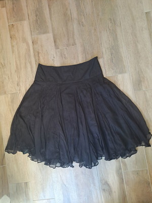 Silk skirt Zara brown size L like new