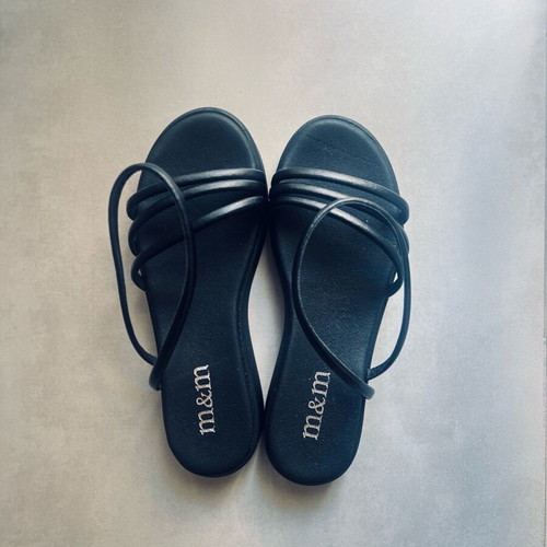 Flatform black women's shoes new, size 39