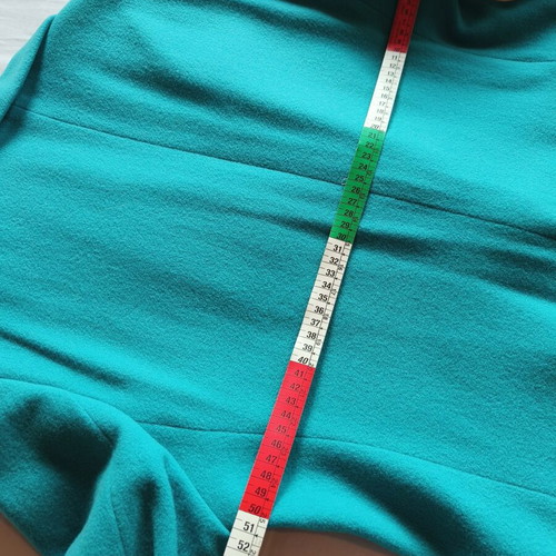 Handmade turquoise jacket like new, tailored