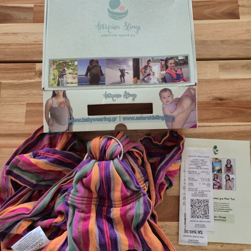 Asteraki Slings Ring Sling baby carrier like new