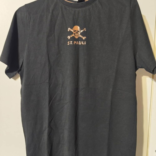 St. Pauli shirt used, black, size S