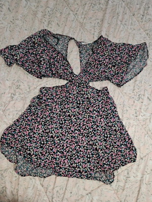 Summer dress used with cutouts size M