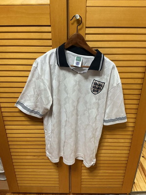 Φανέλα ποδοσφαίρου England Score Draw Official Retro, λευκή με navy, large