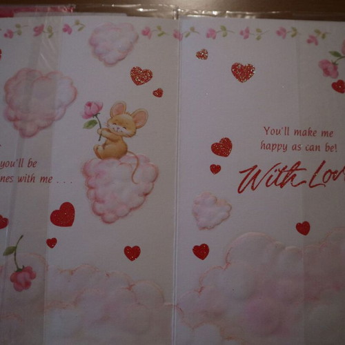 Valentine's Day cards new, set of 2 pieces
