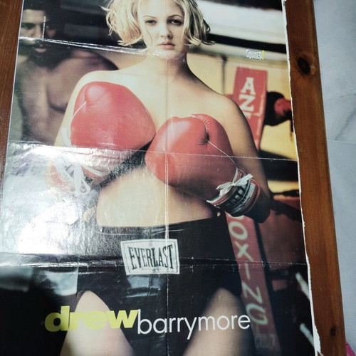 Drew Barrymore poster used for collectors