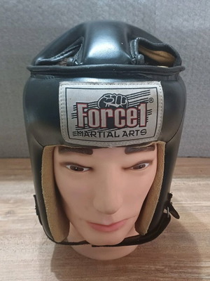 Force1 boxing helmet used, adjustable for martial arts