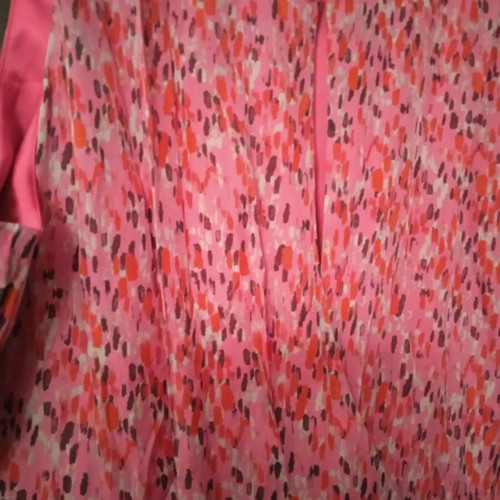 Women's dress pink like new, muslin with satin lining