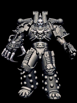 Chaos Lord in Cataphractii Terminator armor