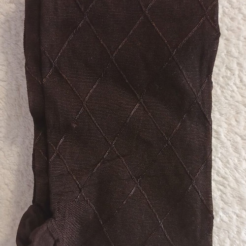 Women's brown checkered tights, size M, new