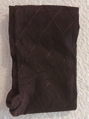 Women's brown checkered tights, size M, new