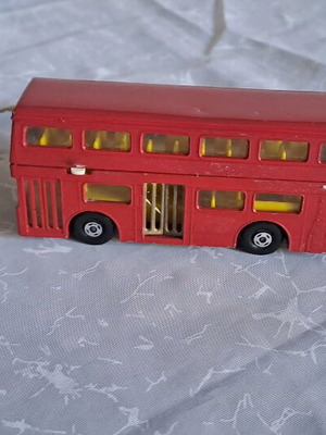 Double-decker bus used from London, made in England