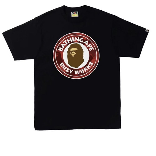 Bape Black Busy Works T Shirt like new, size M