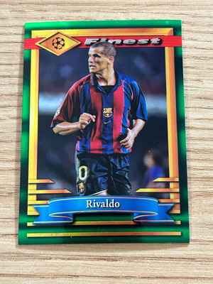 Κάρτα Ριβαλντο Barcelona Topps Finest 2023 σαν καινούργιο, Ολυμπιακός