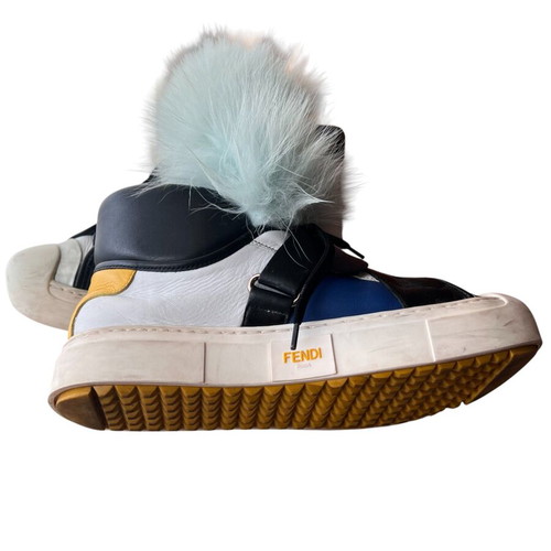 Fendi Karlita sneakers used, size 37, white and black