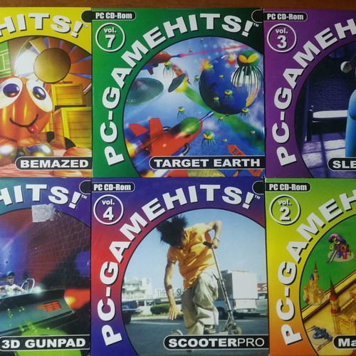PC games used, pack of 6
