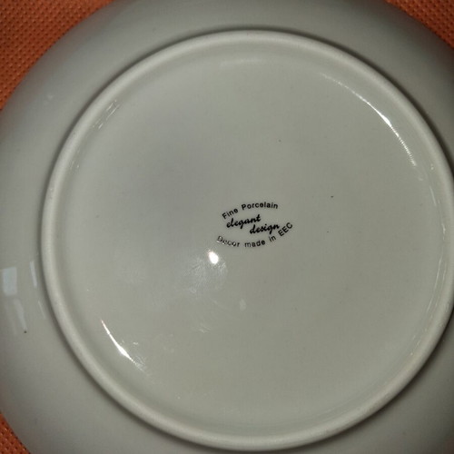 Elegant Design fine porcelain saucer set of 4, 15cm