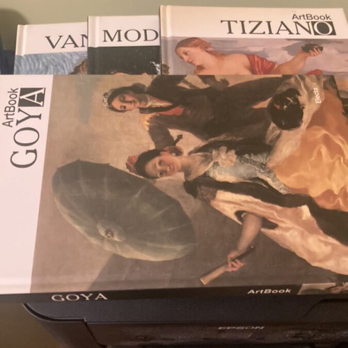 Art books like new, set of four on painters' work