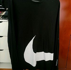 Nike sportswear swoosh μακρυμανικη μπλουζα μεγεθος large