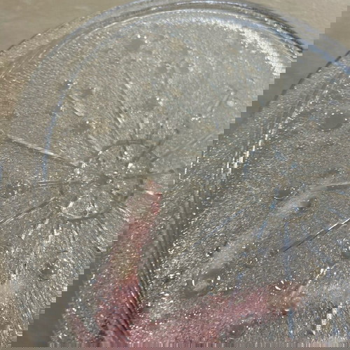 Чиния за торта Sputnik нова, Германия, винтидж с мехурчета