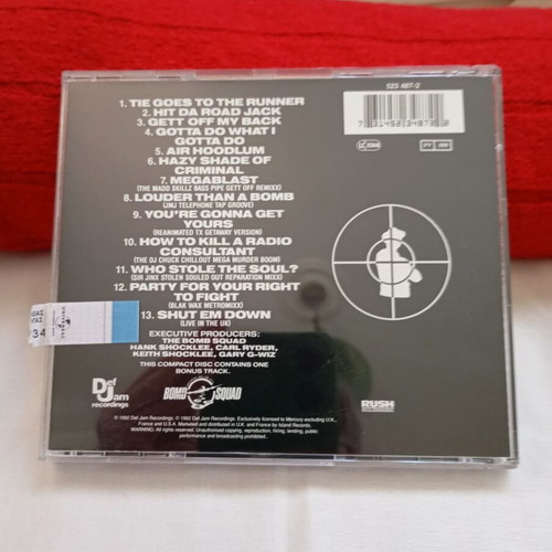 Public Enemy Greatest Misses CD album, 1992 original