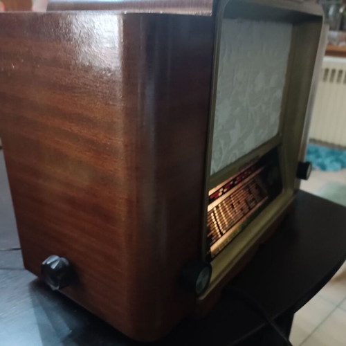 Kosmophone vintage ραδιόφωνο με λυχνίες σαν καινούργιο, ελληνικής κατασκευής