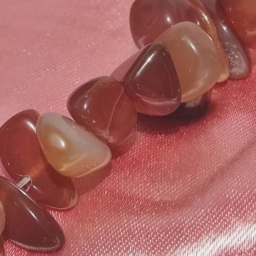 Carnelian stone necklace used