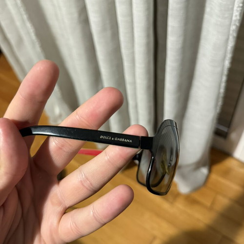 Dolce & Gabbana sunglasses used, black with scratches