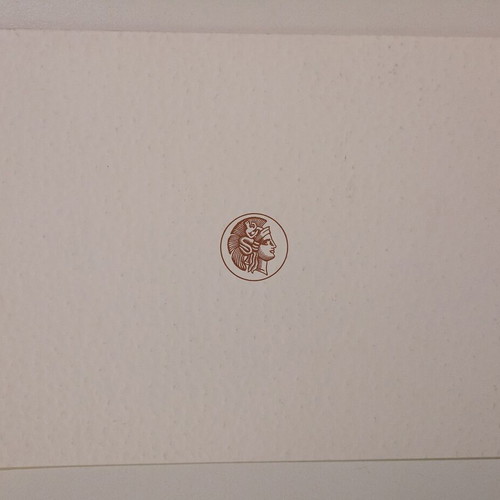Invitation used for 70 years of the Asia Minor Catastrophe by Athens Cultural Center