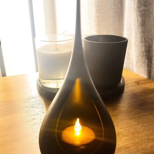Teardrop Candle Holder, modern minimal design