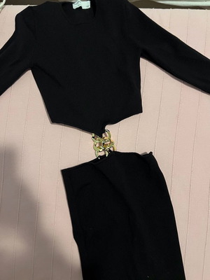 Midi dress Bershka new with waist cut
