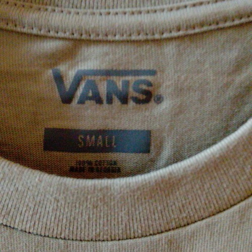 Vans khaki blouse with designs small like new