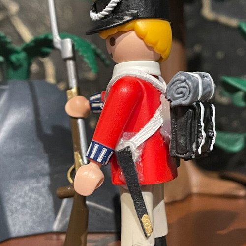 Playmobil British Redcoat Soldier Waterloo Battle 1815 Custom Made New