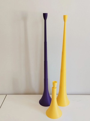 Πτυσσόμενη Vuvuzela Τηλεσκοπική Σάλπιγγα για Φίλους του Ποδοσφαίρου και Αθλητικών Εκδηλώσεων
