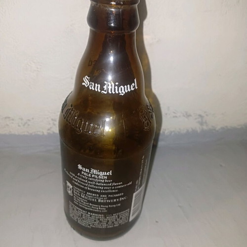San Miguel Pale Pilsen vintage glass bottle like new, Philippines