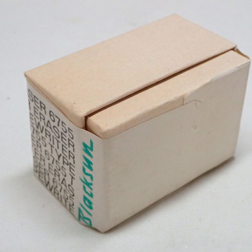 Bohemian Works Blacksum 6755 typewriter erasers, sealed box, Czechoslovakia