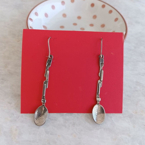 Silver 925 dangling earrings like new