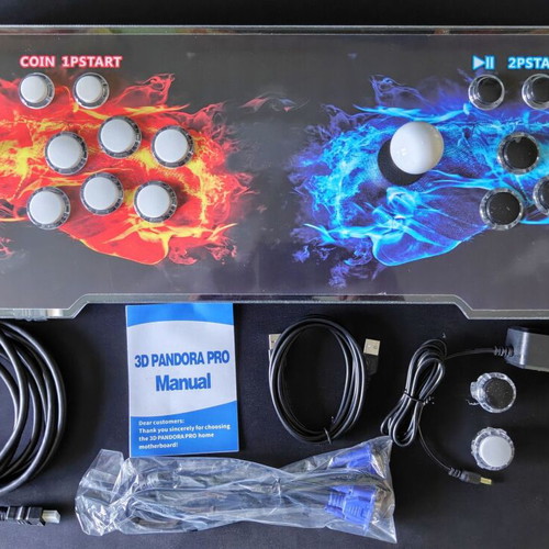 Pandora Box 3D Retro Game Console 128GB with 31,000 games and dual joystick