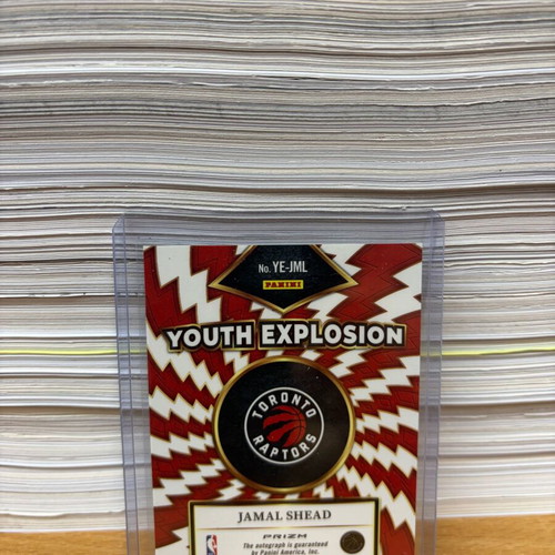 Panini Select Jamal Shead Youth Explosion Signatures Auto RC Raptors new
