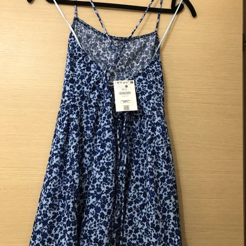 M&S dress-shorts new white with blue flowers